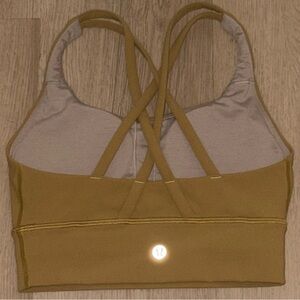 Lululemon Gold mustard  sportsbra size 2